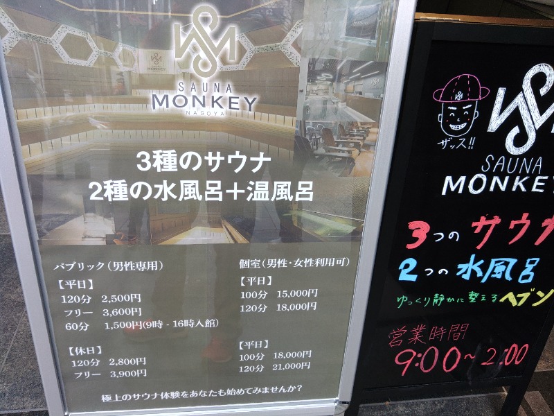 こーじさんのSAUNA MONKEYのサ活写真