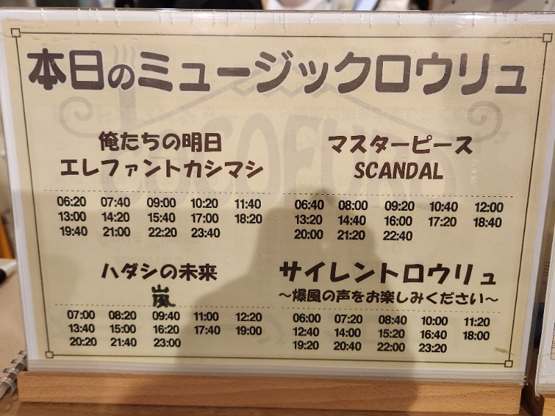 ひでさんのCOCOFURO たかの湯のサ活写真