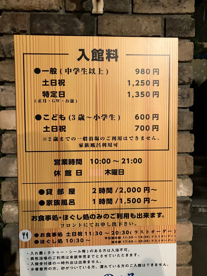 かんかんさんの阿字ヶ浦温泉 のぞみのサ活写真