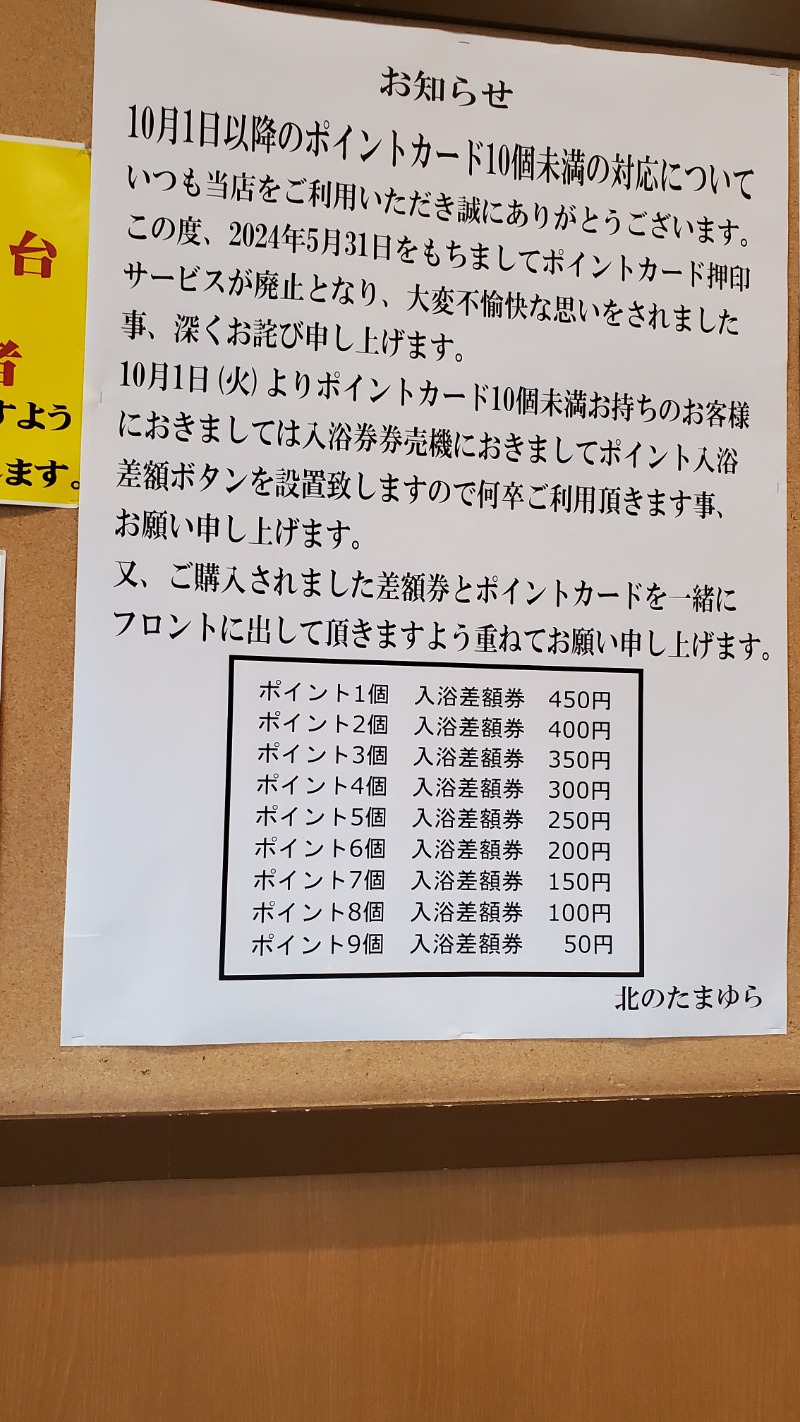 ととのってる人さんの北のたまゆら 江別店のサ活写真