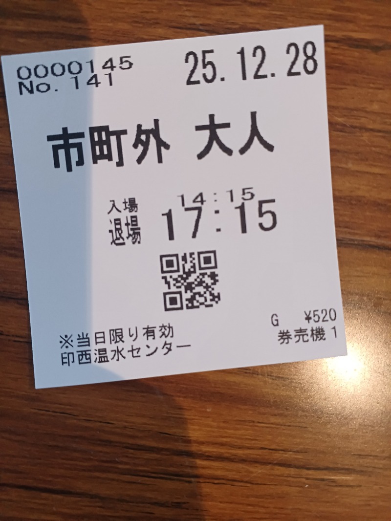 のぶさんの印西温水センターのサ活写真