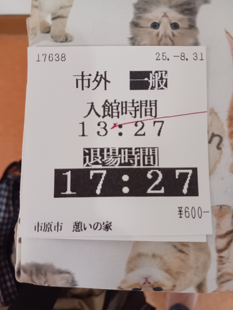 のぶさんの市原市憩の家のサ活写真