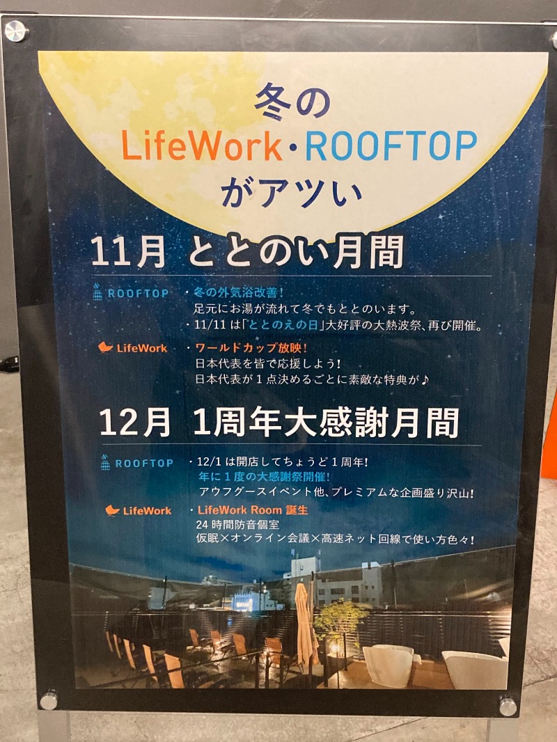 おもちさんのROOFTOPのサ活写真