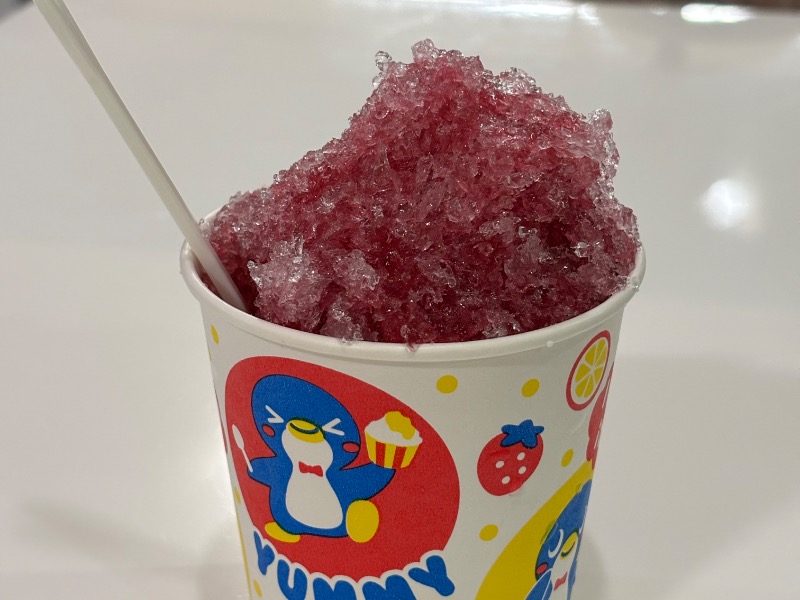 かき氷　ぶどう味🍇