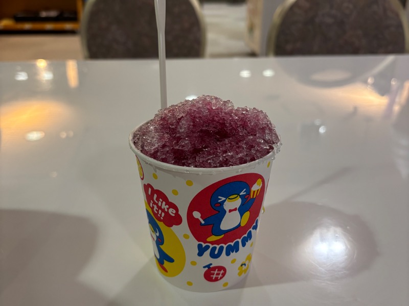かき氷　ぶどう味🍇