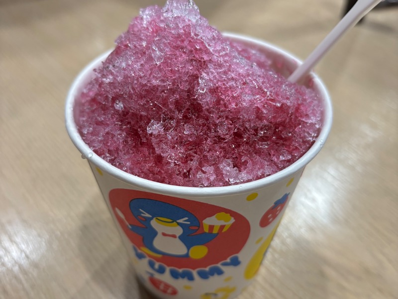 かき氷　ぶどう味🍇