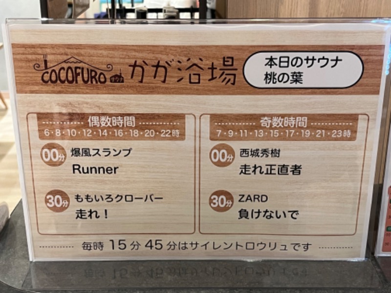 メーデー✈︎✈︎✈︎さんのCOCOFURO かが浴場のサ活写真