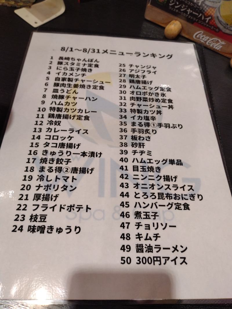 kentaroさんのスパ&カプセル ニューウイングのサ活写真