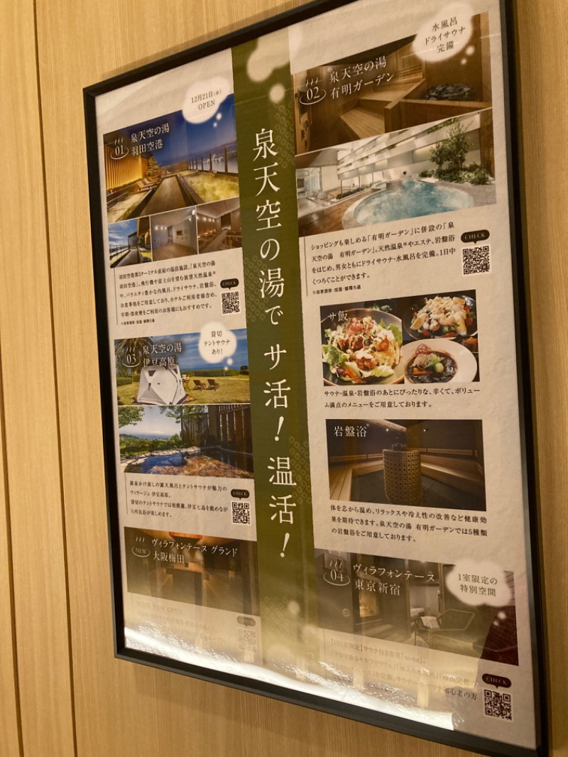 ニャロみかんさんの天然温泉 泉天空の湯 羽田空港のサ活写真