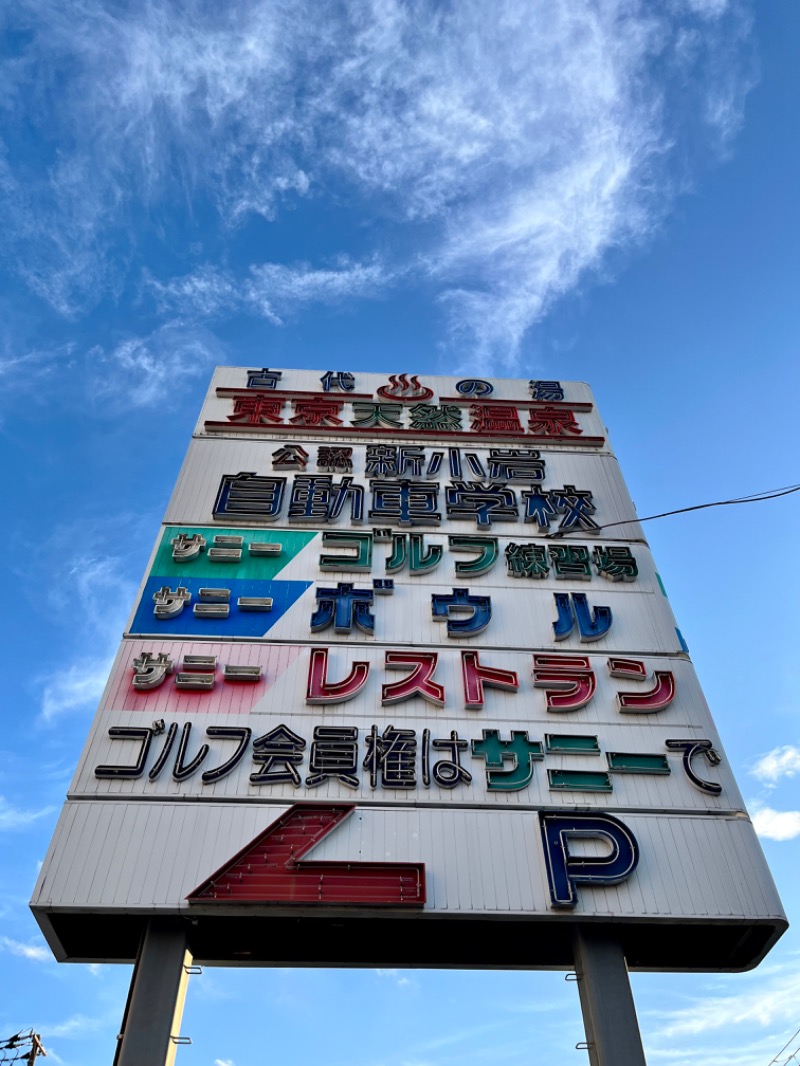 あいさんの東京天然温泉 古代の湯のサ活写真