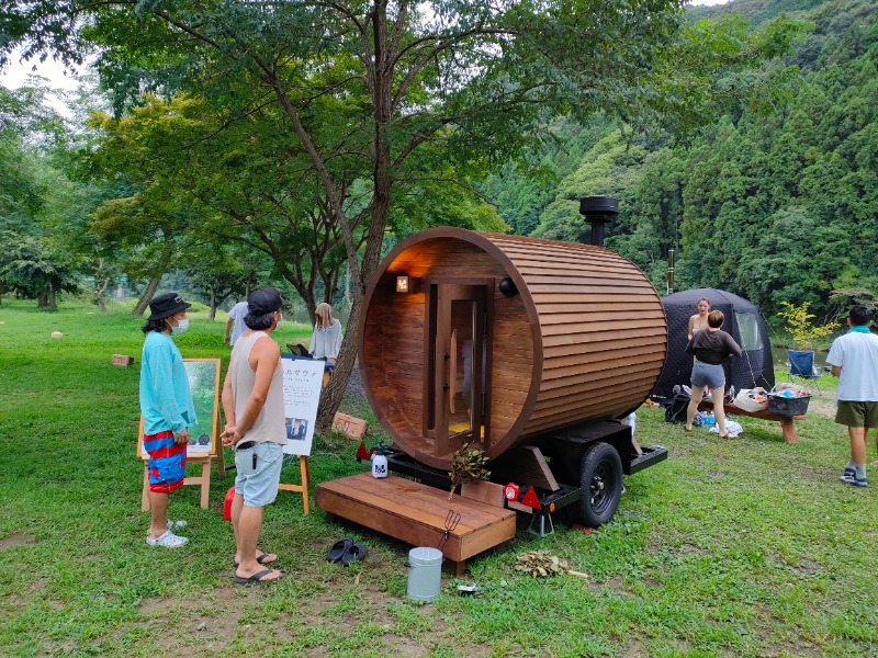 のぶさんのNATURE BASE DAIGO サウナでととのう夏の大子町のサ活写真