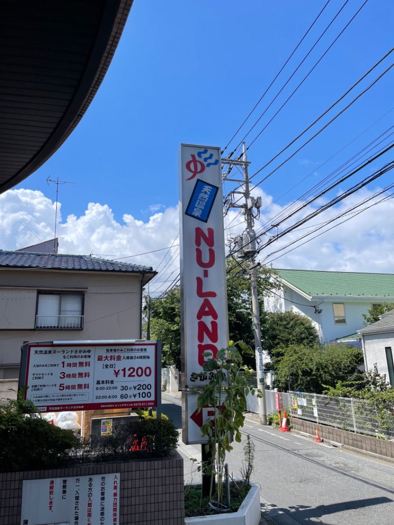 Tさんの天然温泉ヌーランドさがみ湯のサ活写真