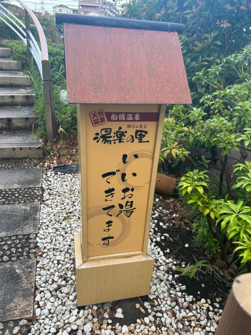 ガヤさんの船橋温泉 湯楽の里のサ活写真