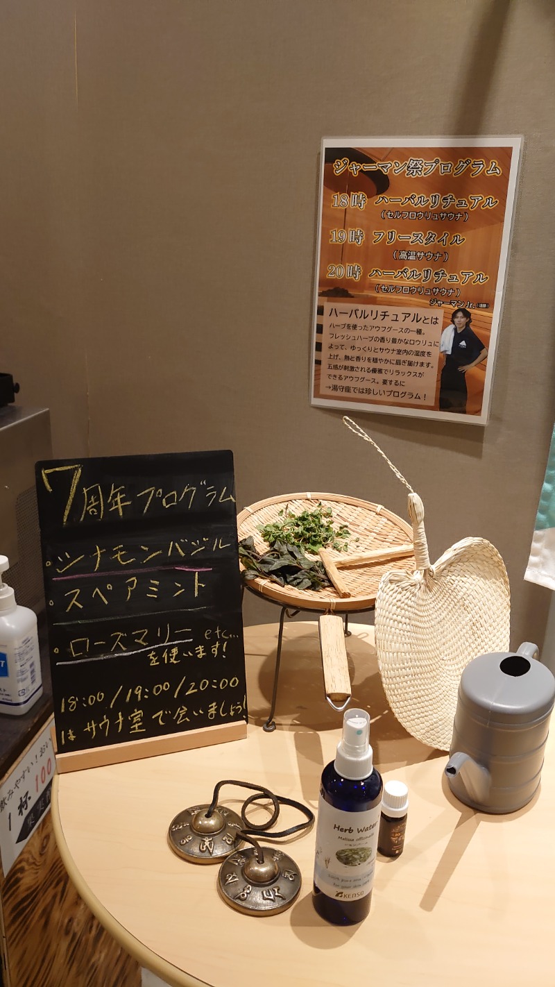 みっちぃさんの四日市温泉 おふろcafé 湯守座のサ活写真