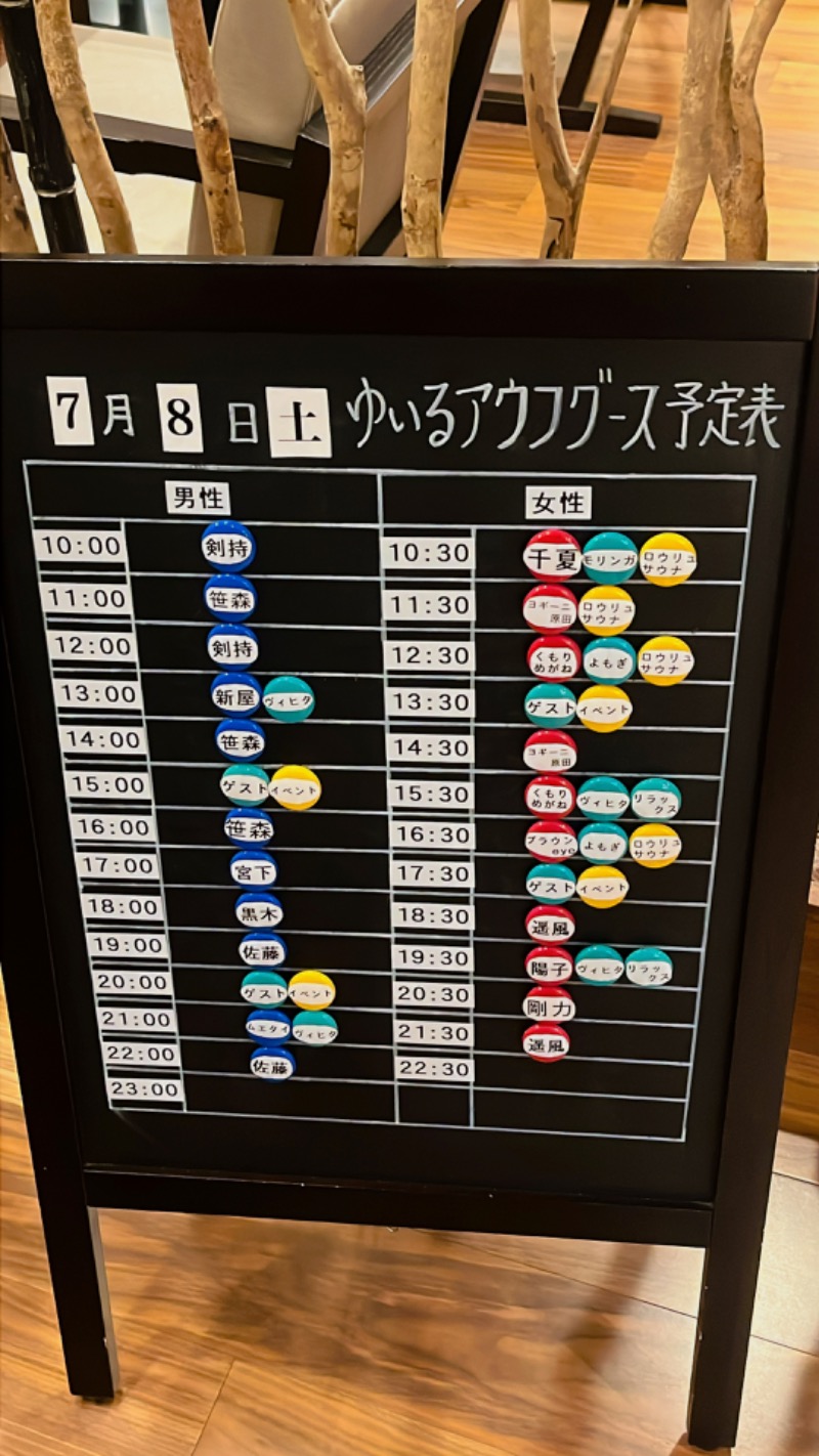 山口うずらさんの朝日湯源泉ゆいるのサ活写真