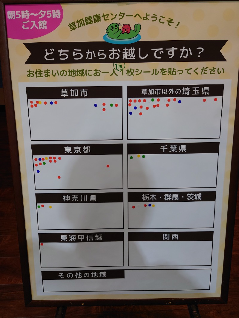 いのっちさんの湯乃泉 草加健康センターのサ活写真