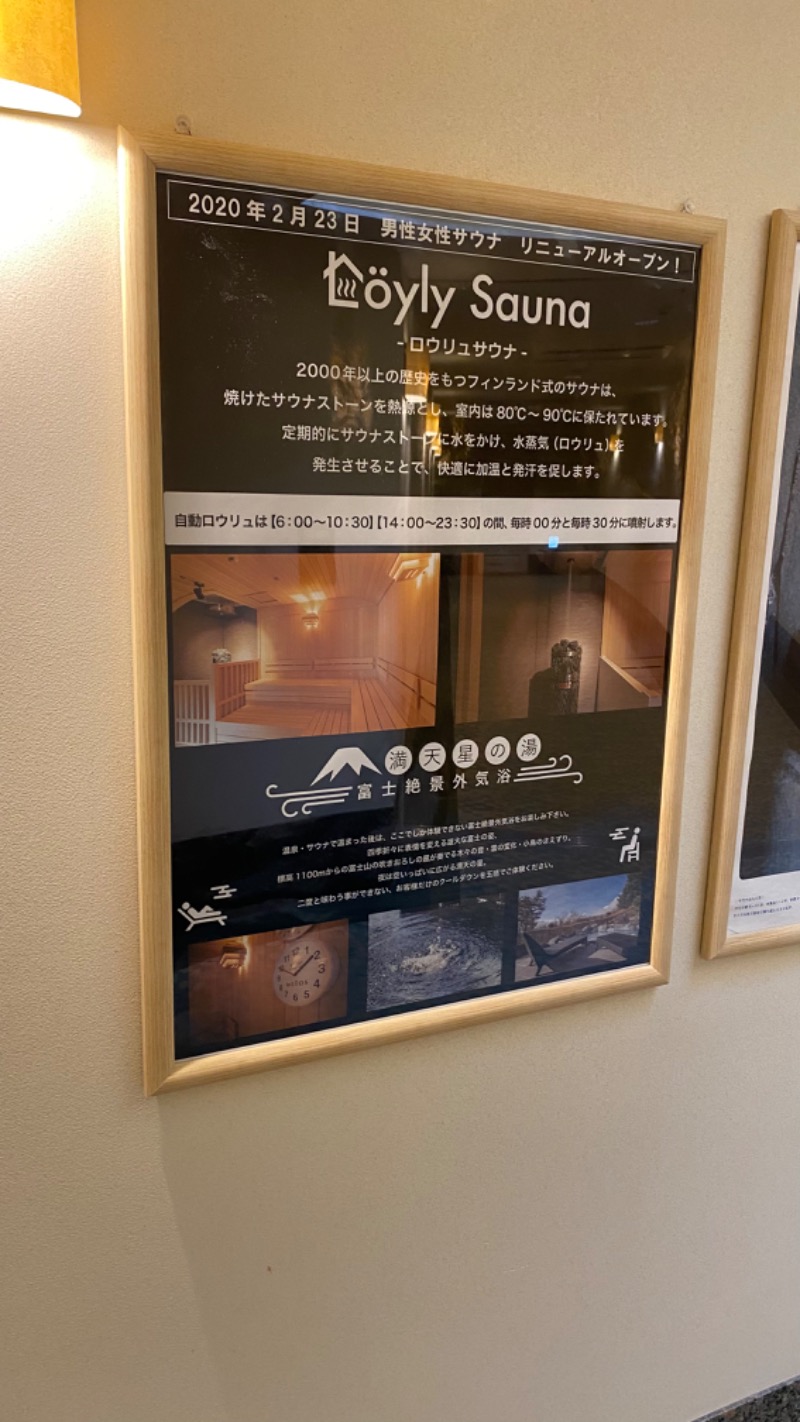 熱波太郎さんのホテルマウント富士のサ活写真