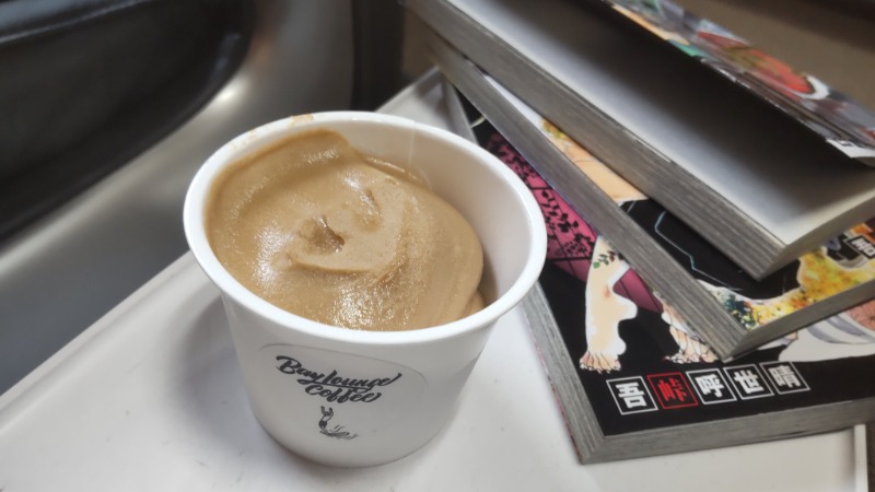 魔作@夢はハスラーで日本一周車中泊旅さんのBay Lounge Coffeeのサ活写真