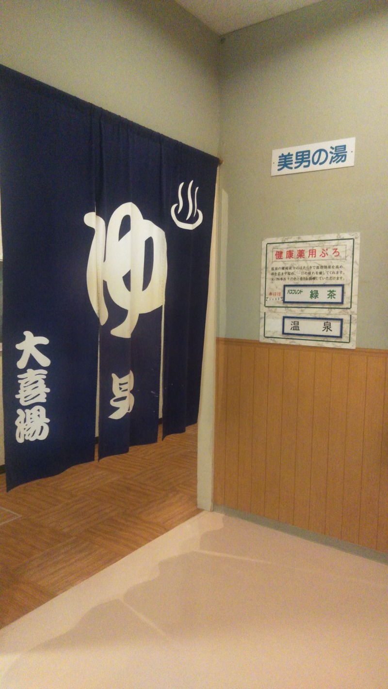 熱波師修行中　お祭り男Shunさんの天然温泉 大喜湯昭和店のサ活写真