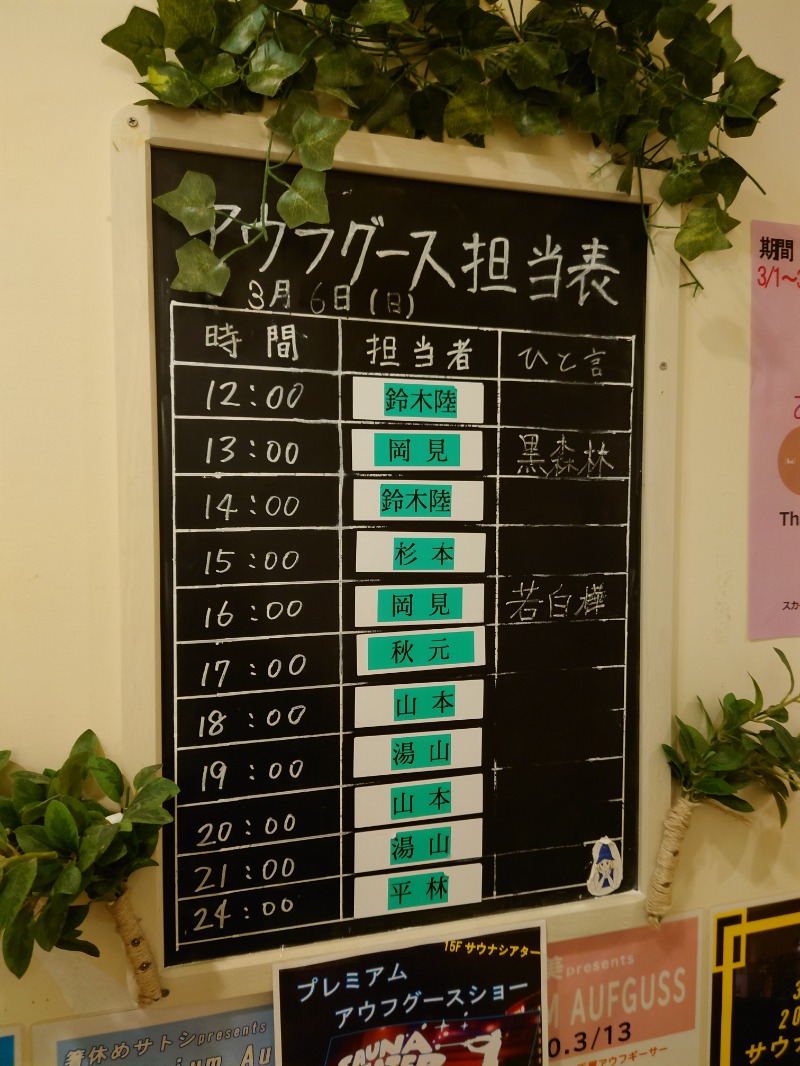 かずくんさんのスカイスパYOKOHAMAのサ活写真