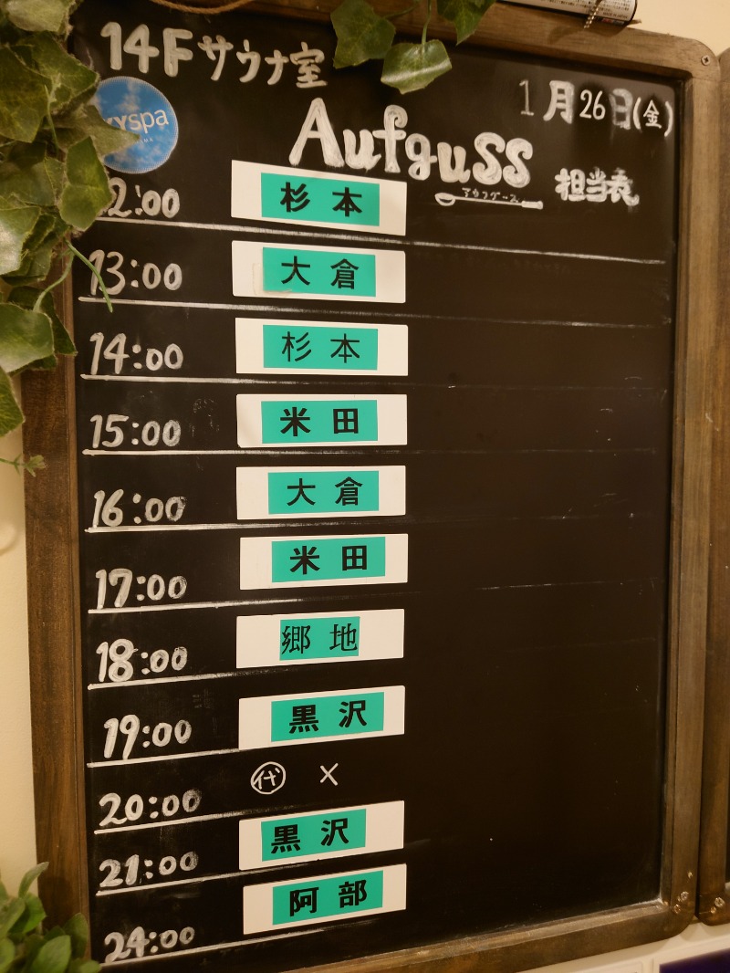 かずくんさんのスカイスパYOKOHAMAのサ活写真