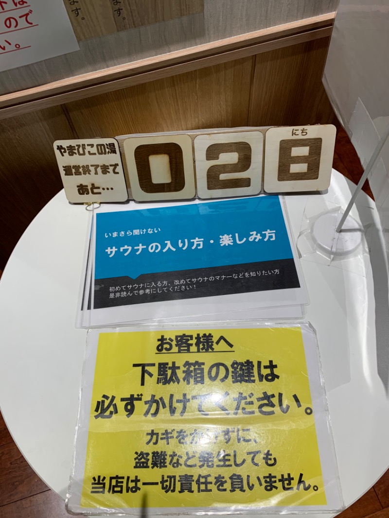 AKIRAさんのやまびこの湯 ベガロポリス仙台南のサ活写真