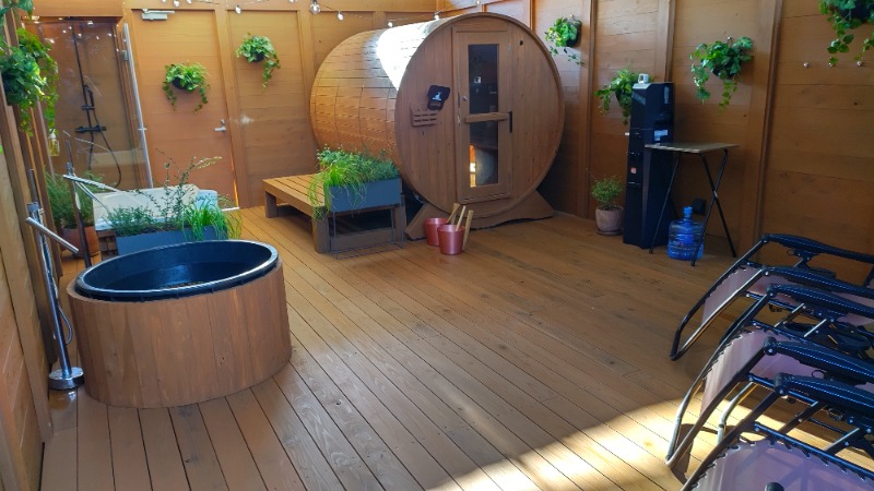 まっくさんのプライベート駅サウナ ととの場のサ活写真