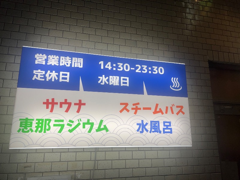 りんりんさんの南生野温泉のサ活写真