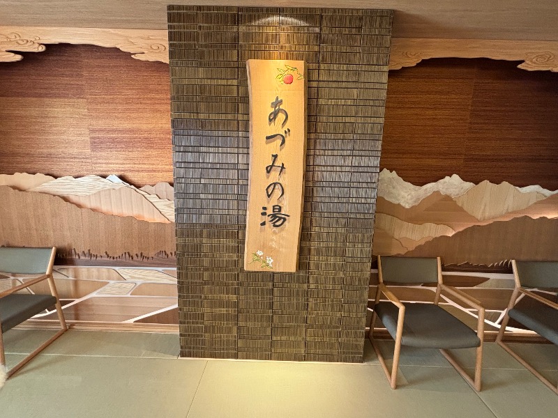 じゅんさんの天然温泉 あづみの湯 御宿 野乃松本のサ活写真