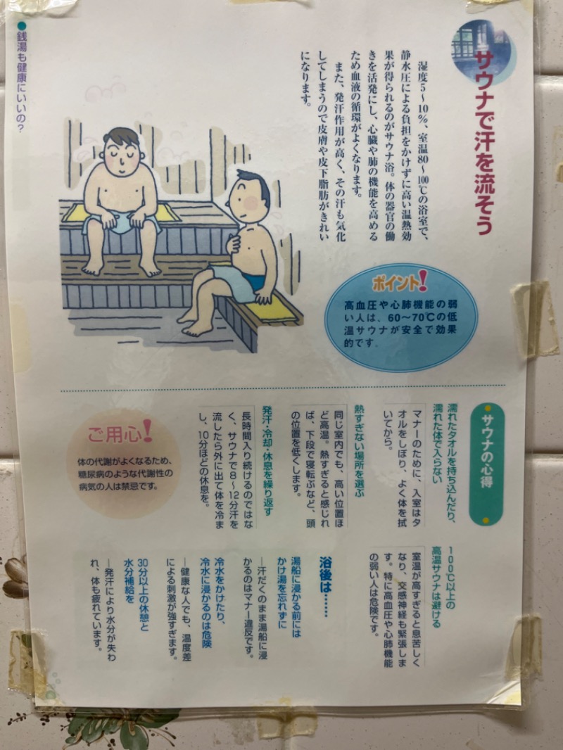 Yukioさんのみやこ温泉のサ活写真