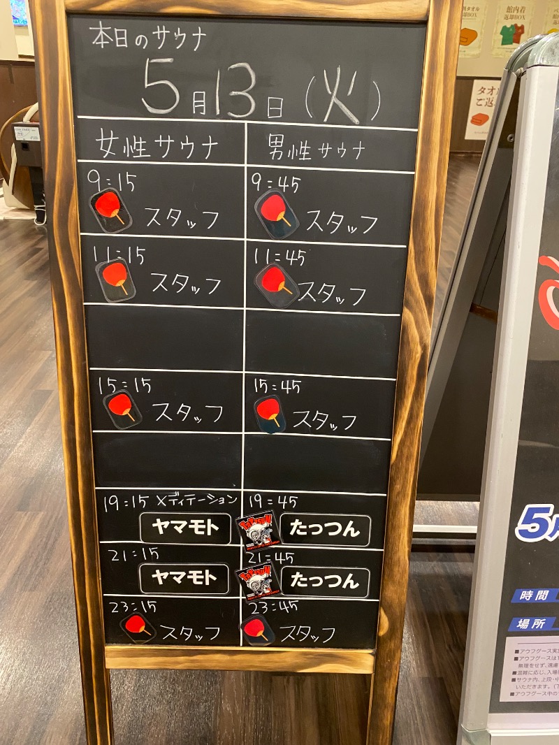 純さんのコロナの湯 豊川店 (ホテルキャッスルイン豊川)のサ活写真