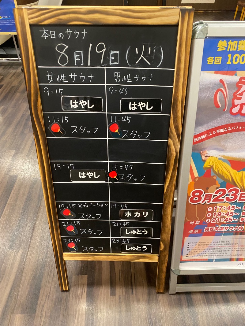 純さんのコロナの湯 豊川店 (ホテルキャッスルイン豊川)のサ活写真