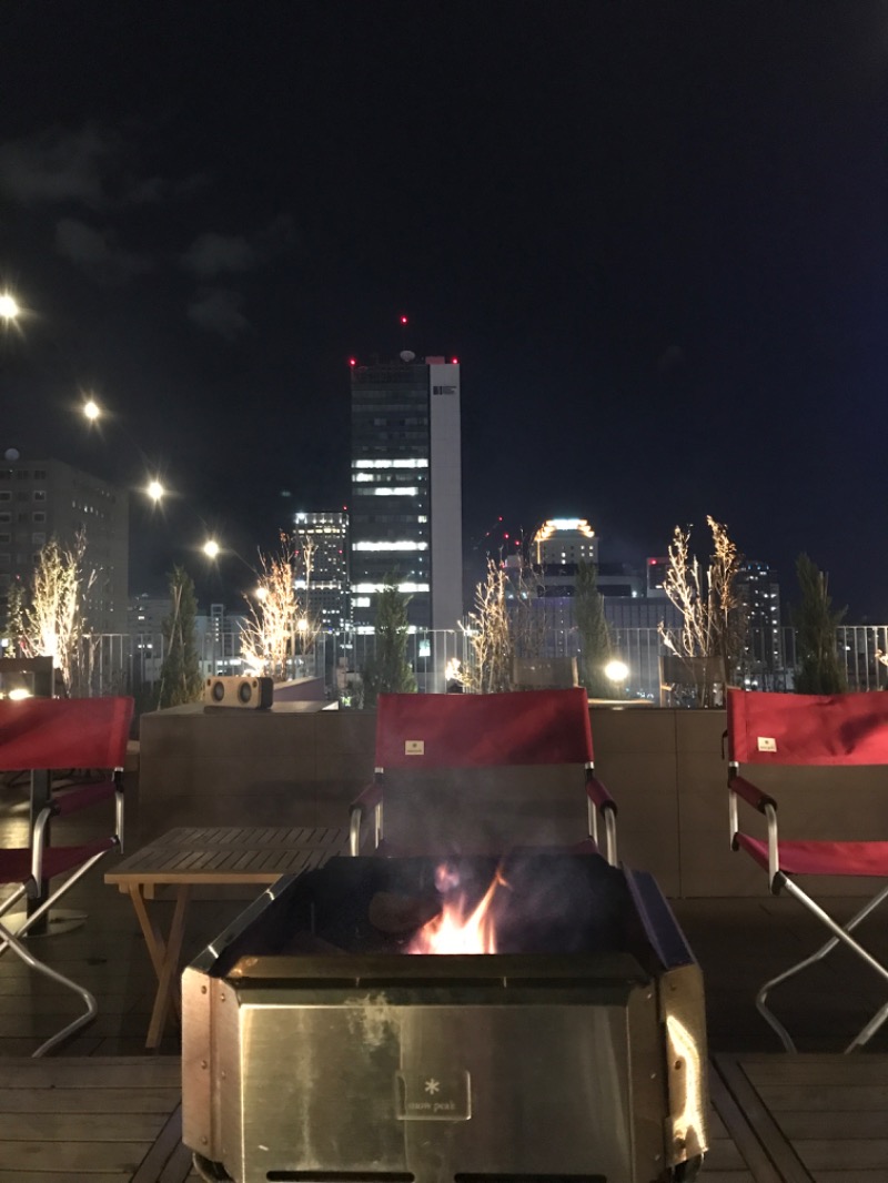 STONEさんの「City Chill SAUNA」 CANVAS ROOFTOP  ザ ロイヤルパーク キャンバス 札幌大通公園 屋上のサ活写真