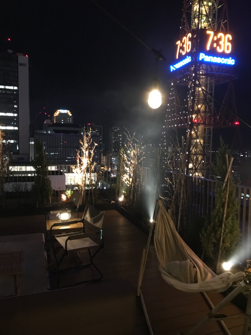 STONEさんの「City Chill SAUNA」 CANVAS ROOFTOP  ザ ロイヤルパーク キャンバス 札幌大通公園 屋上のサ活写真