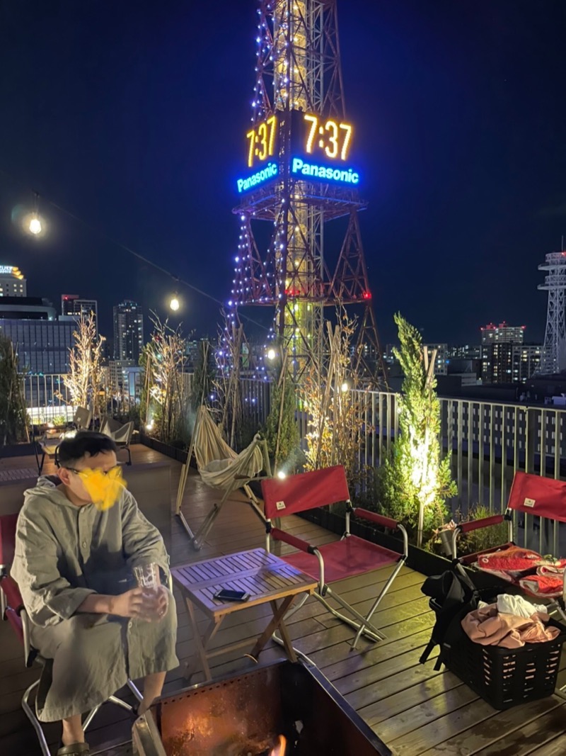 STONEさんの「City Chill SAUNA」 CANVAS ROOFTOP  ザ ロイヤルパーク キャンバス 札幌大通公園 屋上のサ活写真