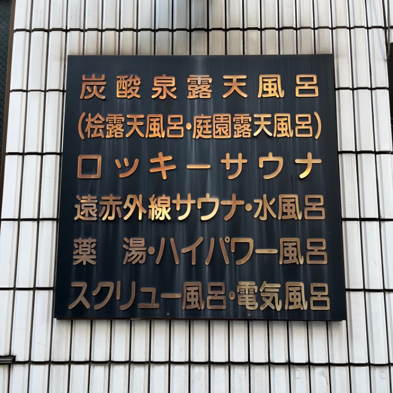 おじさんさんの中延温泉 松の湯のサ活写真