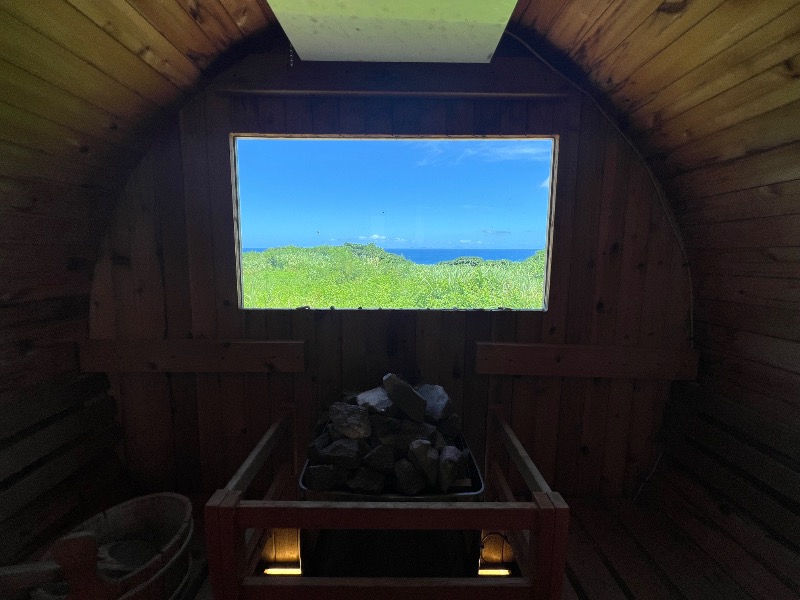 週末の風受け師｜サシツダイバーさんの古宇利島サウナティーダのサ活写真