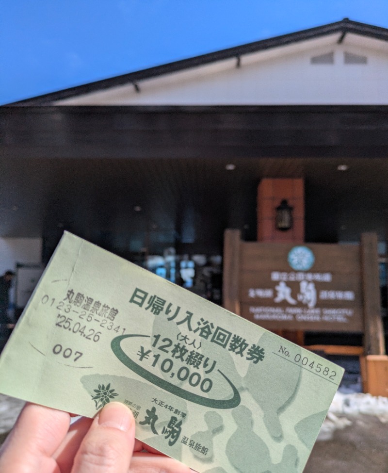焼き鳥つくねパンさんの奥札幌の秘湯 湖畔の宿支笏湖 丸駒温泉旅館のサ活写真