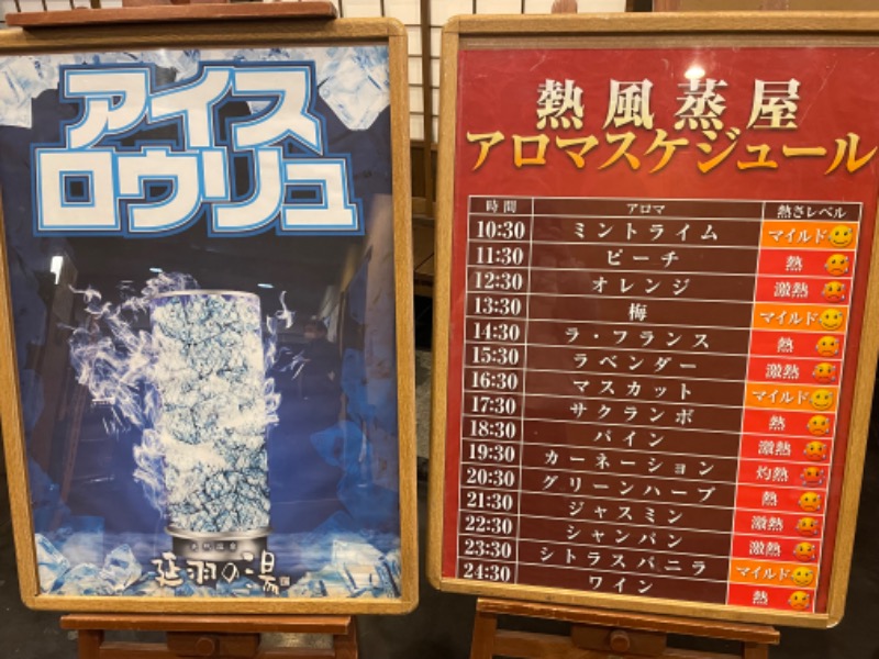 しろさんの天然温泉 延羽の湯 鶴橋店のサ活写真