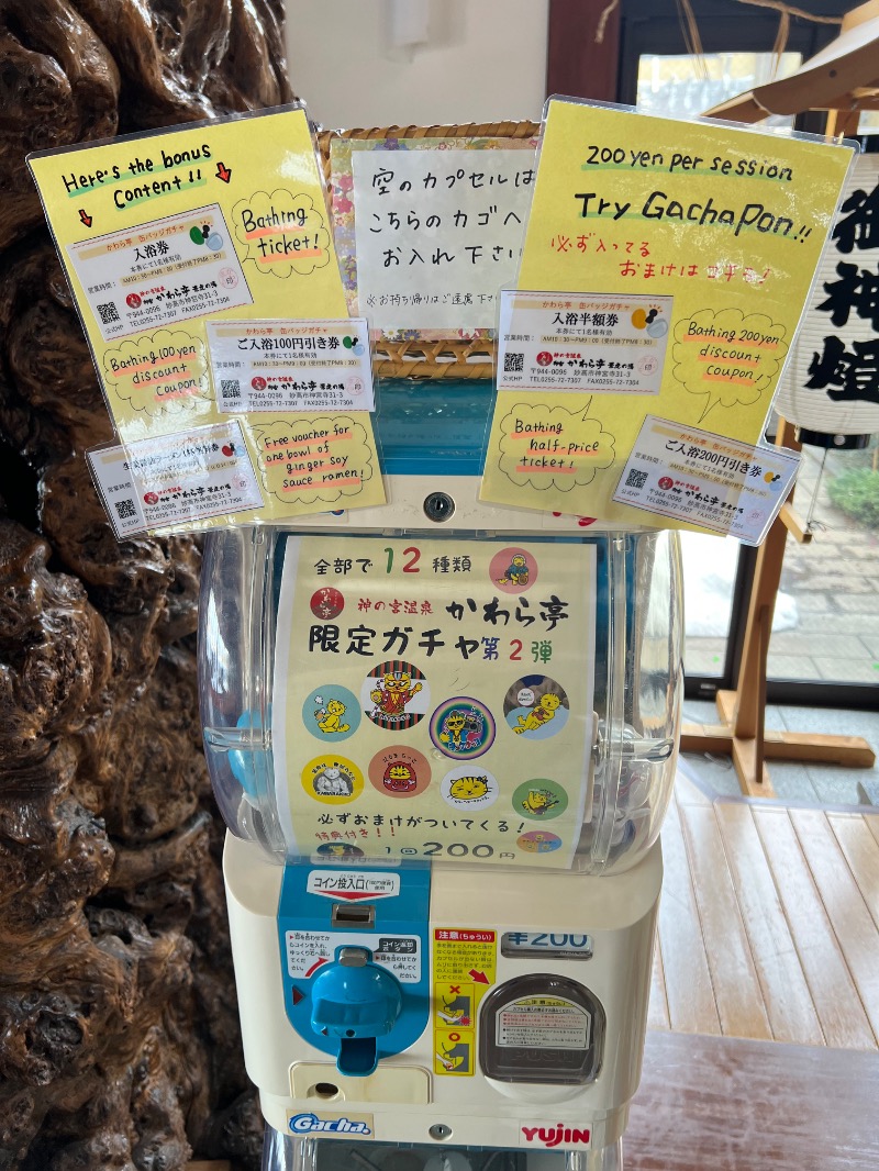 たなみーさんの神の宮温泉 かわら亭のサ活写真