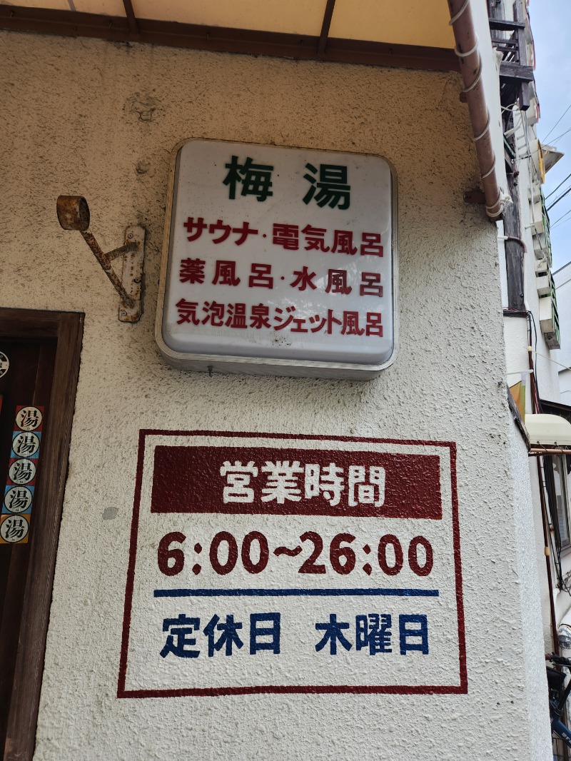 メーテルさんのサウナの梅湯のサ活写真