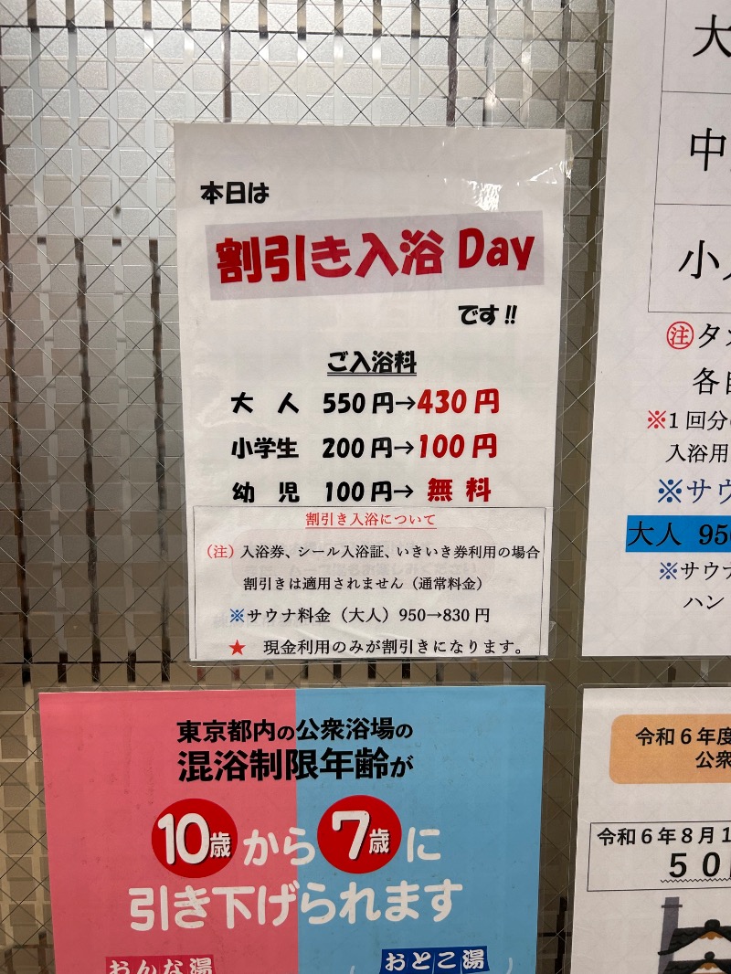 けんぴと🥵🥶🫠さんの中村浴場のサ活写真