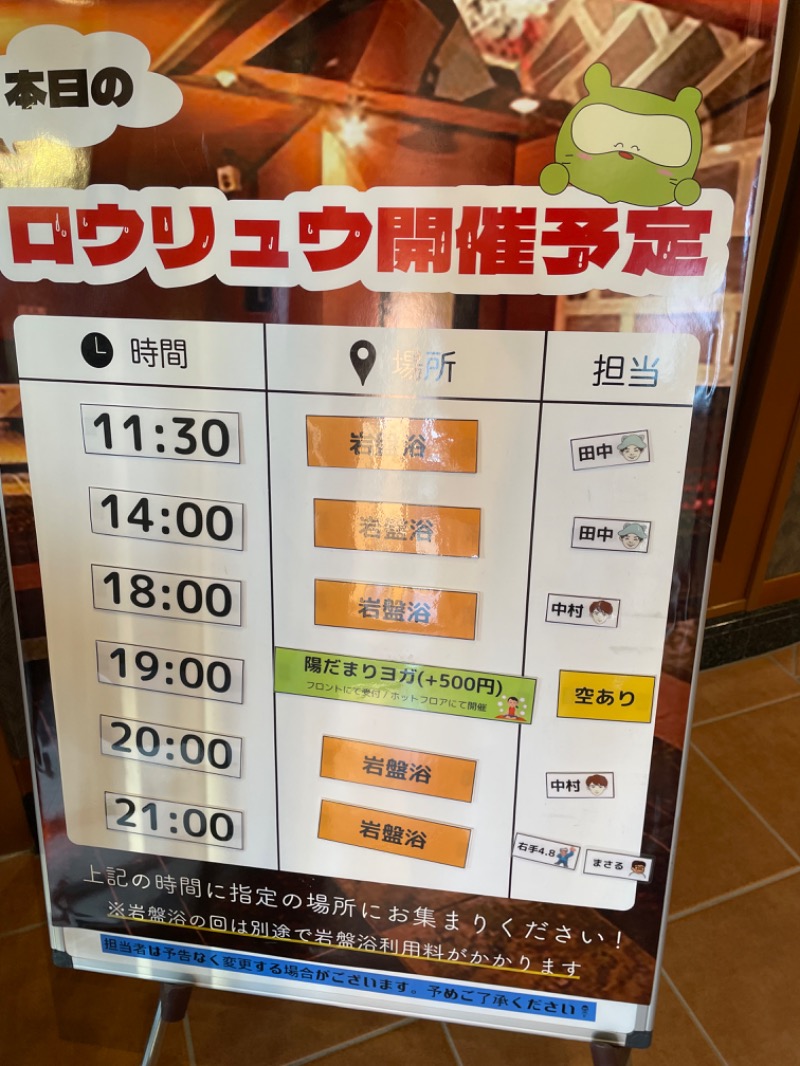 じゃむおぢさんさんの陽だまりの湯のサ活写真