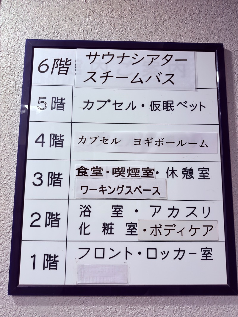 ゆっきー🐼さんのサウナセンター稲荷町(旧サウナホテルニュー大泉 稲荷町店)のサ活写真