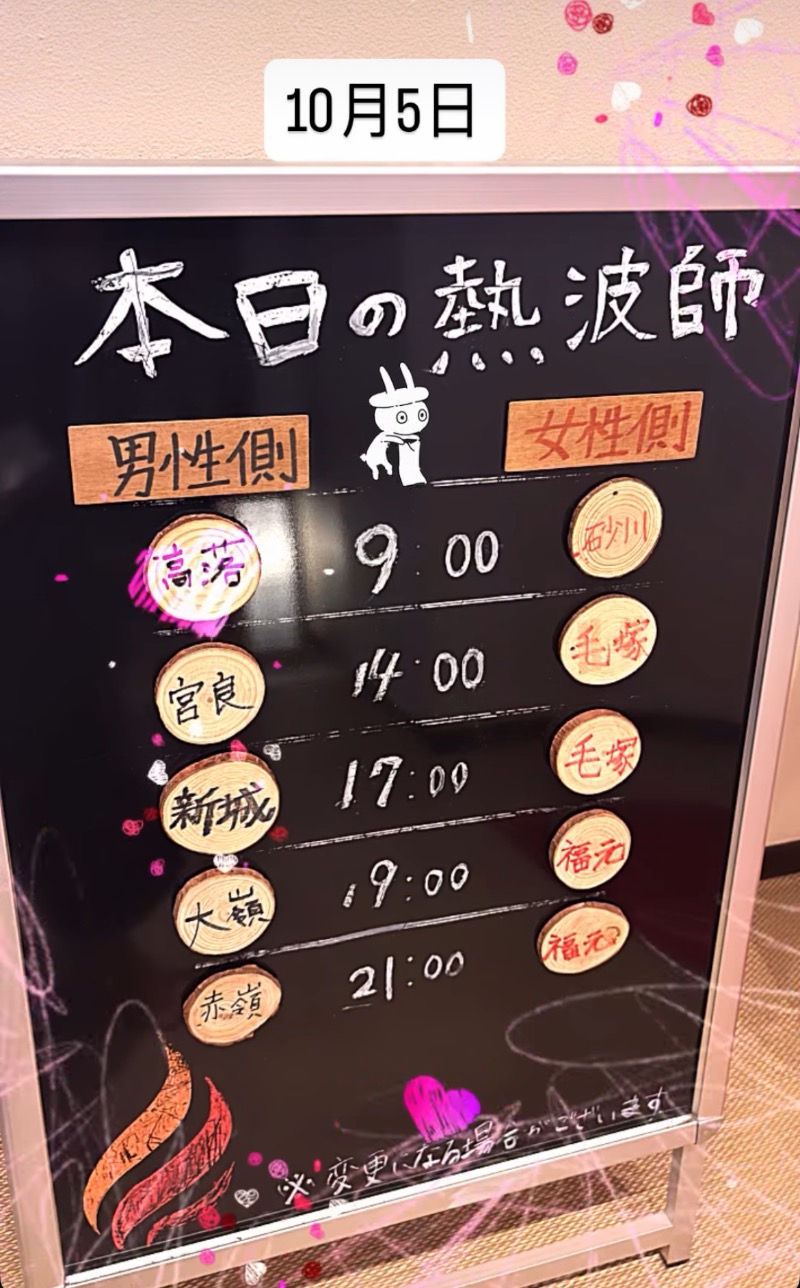 メイメイさんの琉球温泉 龍神の湯のサ活写真