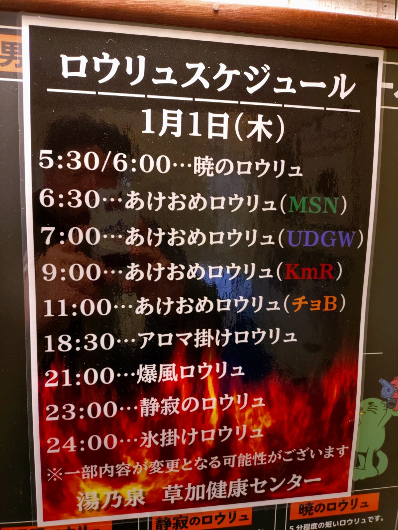 kentaroさんの湯乃泉 草加健康センターのサ活写真