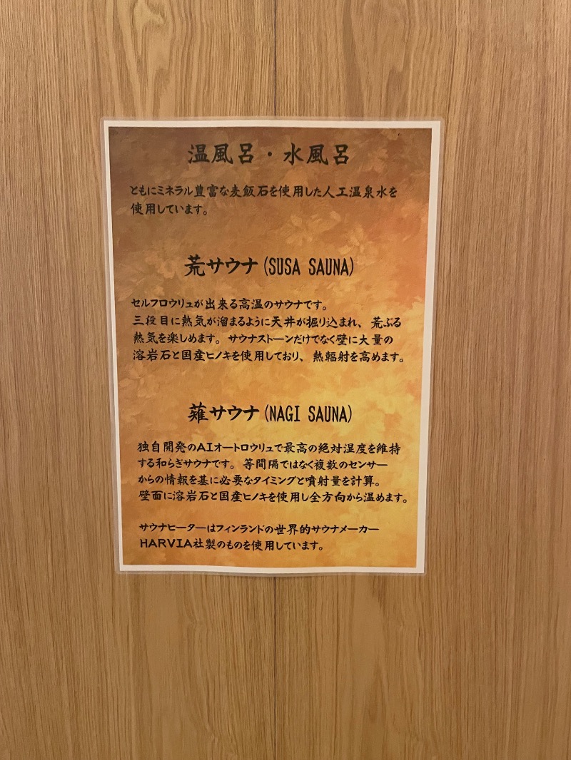 イダテンマンさんのSPABLIC 赤坂湯屋のサ活写真