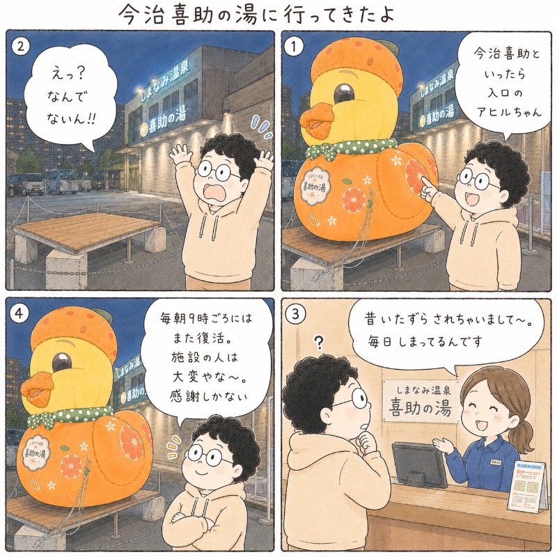 おれんヂねり（ゃ）さんのしまなみ温泉 喜助の湯のサ活写真