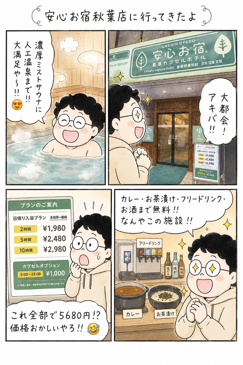 おれんヂねり（ゃ）さんの安心お宿 秋葉原電気街店のサ活写真