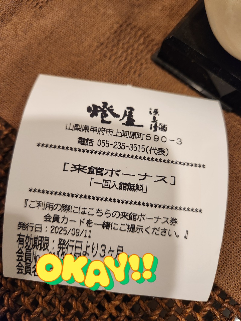 メーテルさんの源泉湯 燈屋のサ活写真